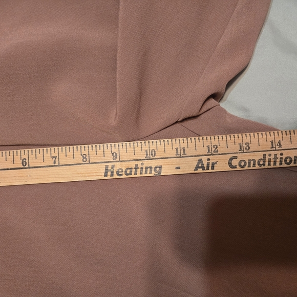 Womens Dynamite Kendall Slim Carob Brown Pants - Picture 6 of 9